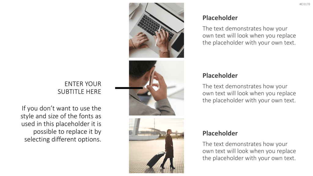 Scrolling Timeline PowerPoint-Vorlage