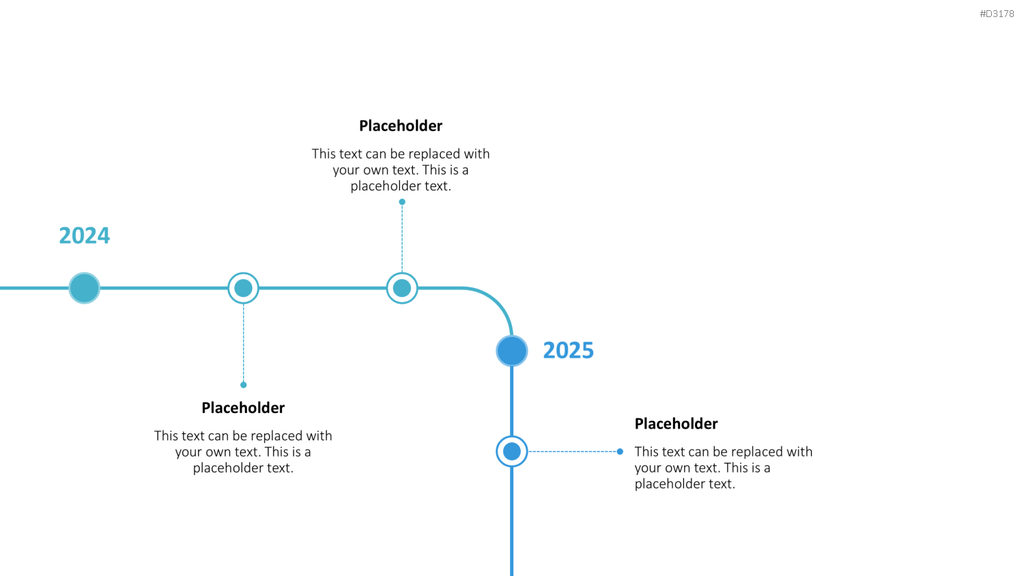 Scrolling Timeline PowerPoint-Vorlage