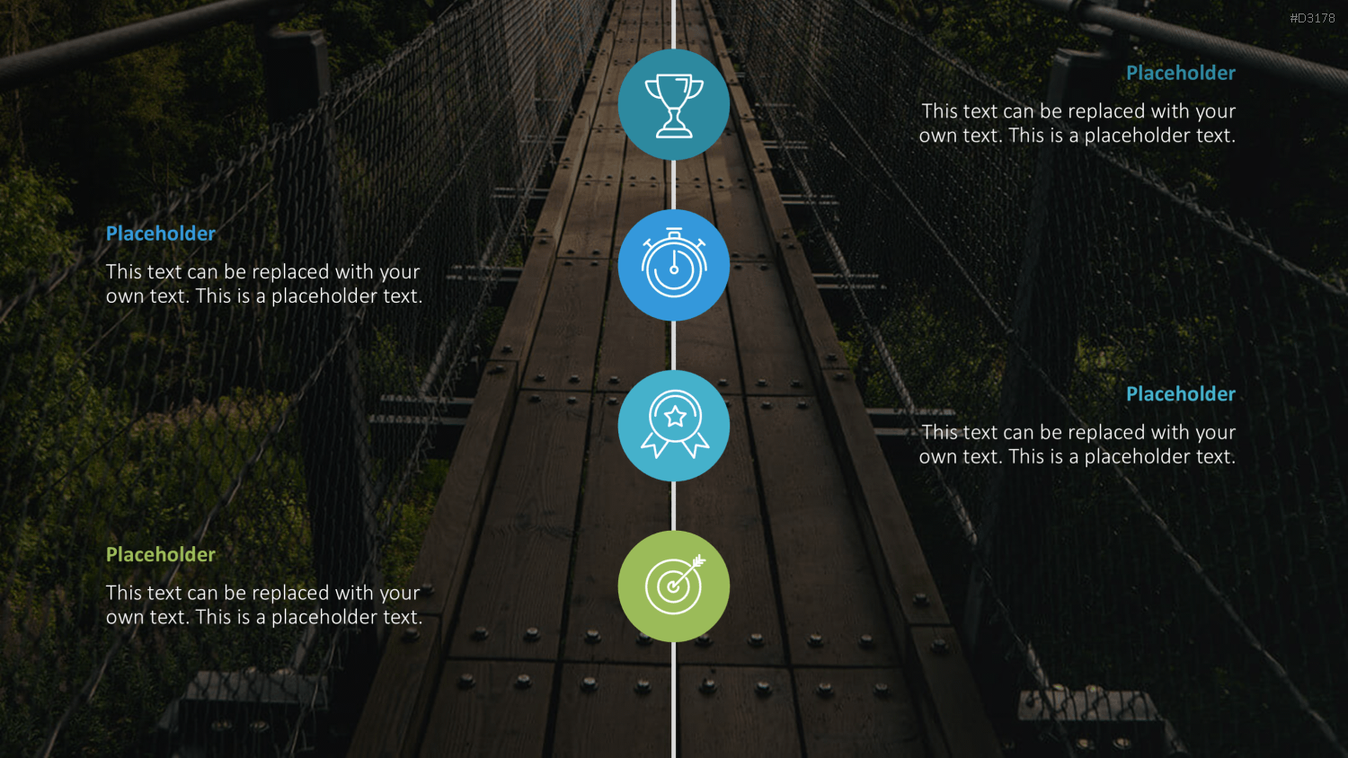 Scrolling Timeline PowerPoint-Vorlage