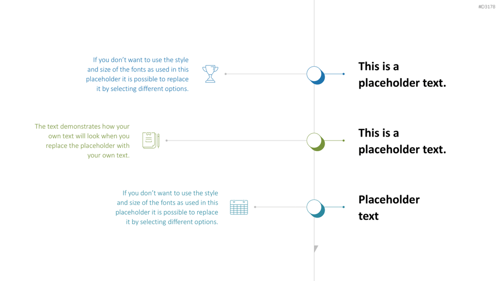 Scrolling Timeline PowerPoint-Vorlage