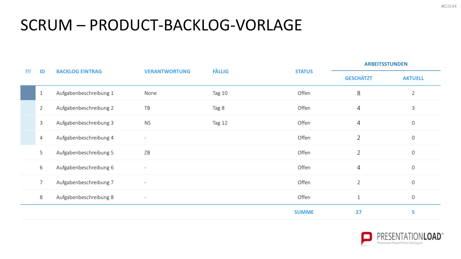 Scrum-Toolbox PowerPoint-Vorlage