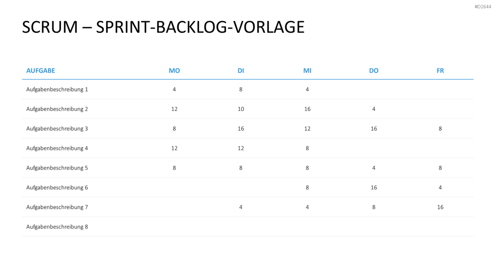 Scrum-Toolbox PowerPoint-Vorlage