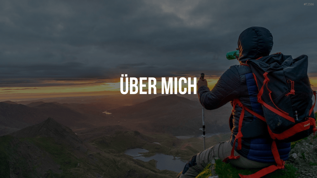 Selbstpräsentation - Bergsteiger PowerPoint-Vorlage