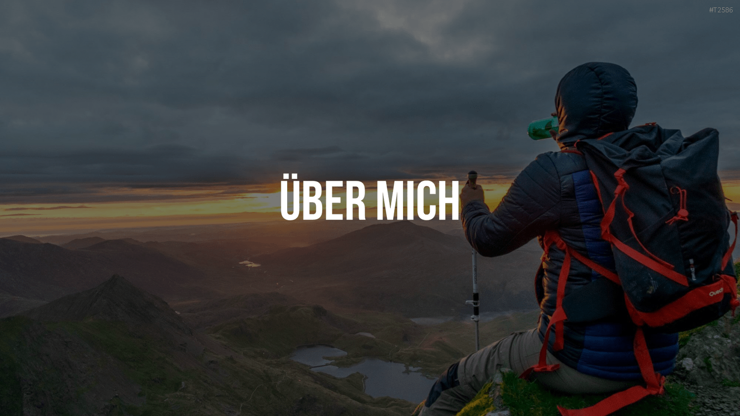 Selbstpräsentation - Bergsteiger PowerPoint-Vorlage