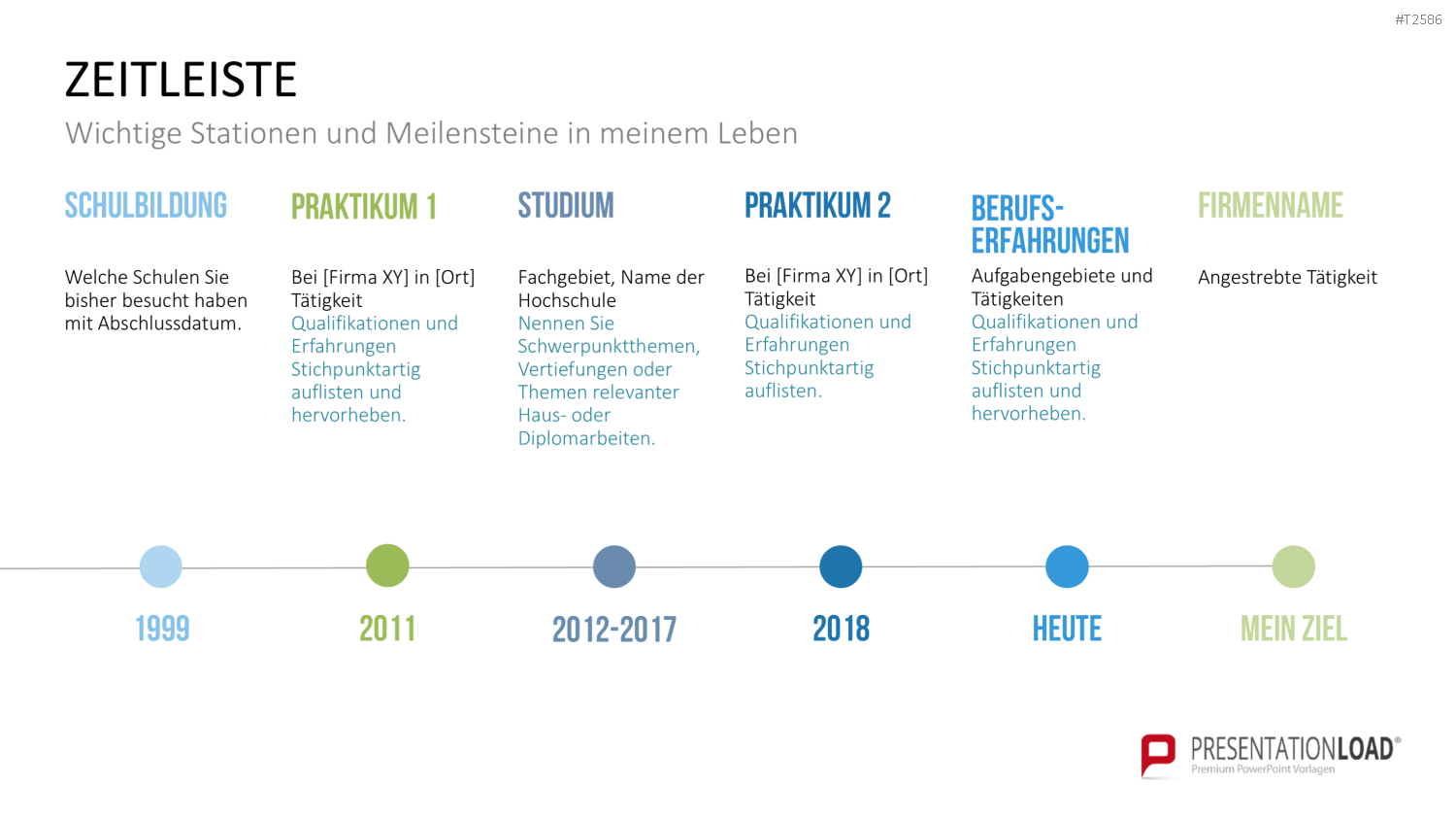 Selbstpräsentation - Bergsteiger PowerPoint-Vorlage