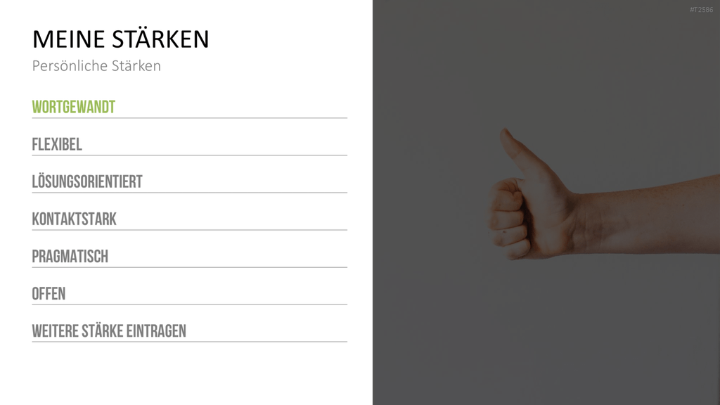 Selbstpräsentation - Bergsteiger PowerPoint-Vorlage