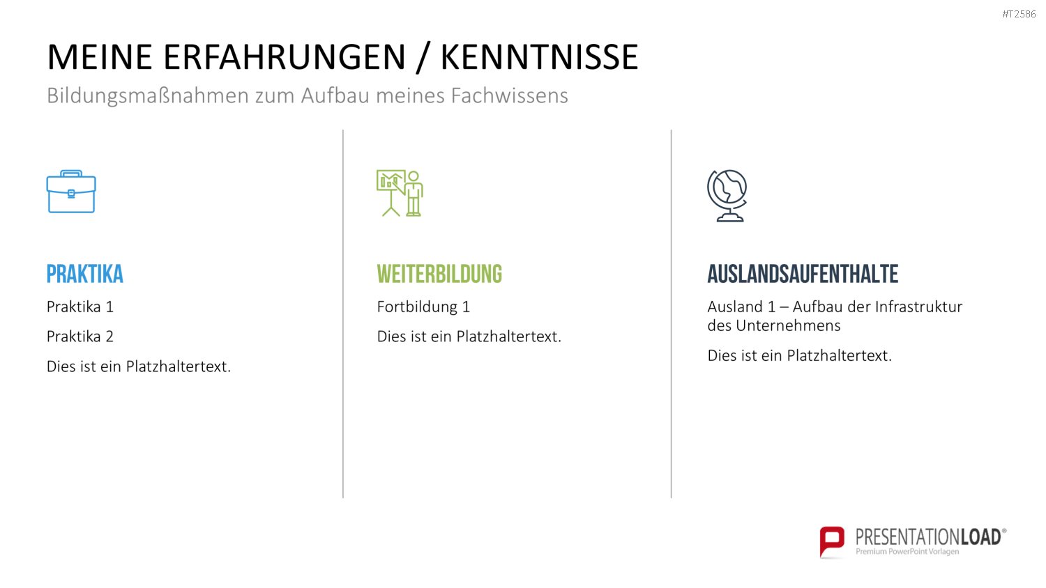 Selbstpräsentation - Bergsteiger PowerPoint-Vorlage