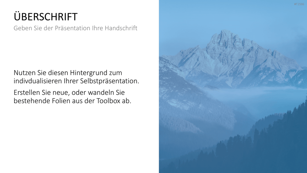 Selbstpräsentation - Bergsteiger PowerPoint-Vorlage