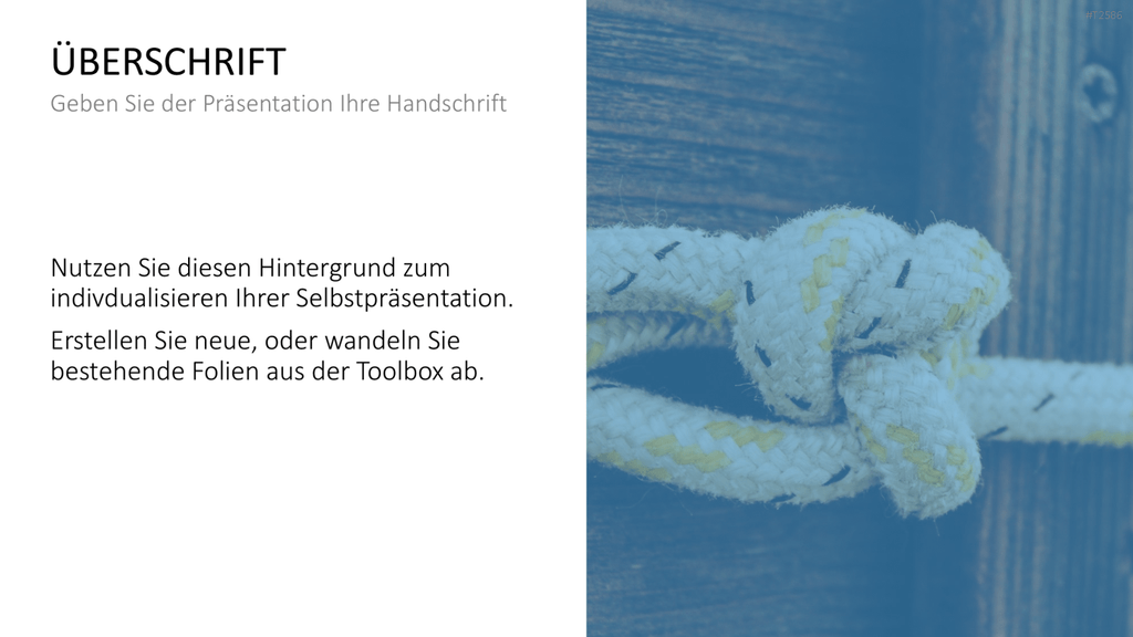 Selbstpräsentation - Bergsteiger PowerPoint-Vorlage