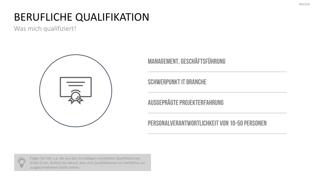Selbstpräsentation - Bundle PowerPoint-Vorlage