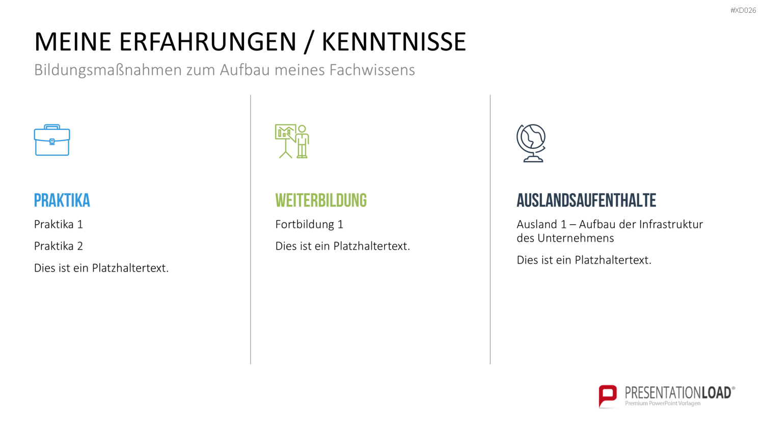 Selbstpräsentation - Bundle PowerPoint-Vorlage