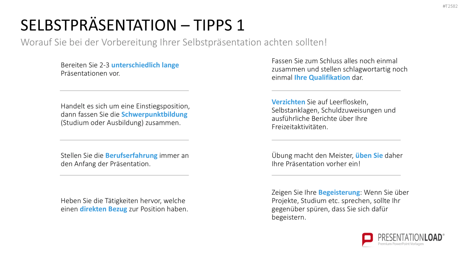 Selbstpräsentation - Geschäftsfrau PowerPoint-Vorlage