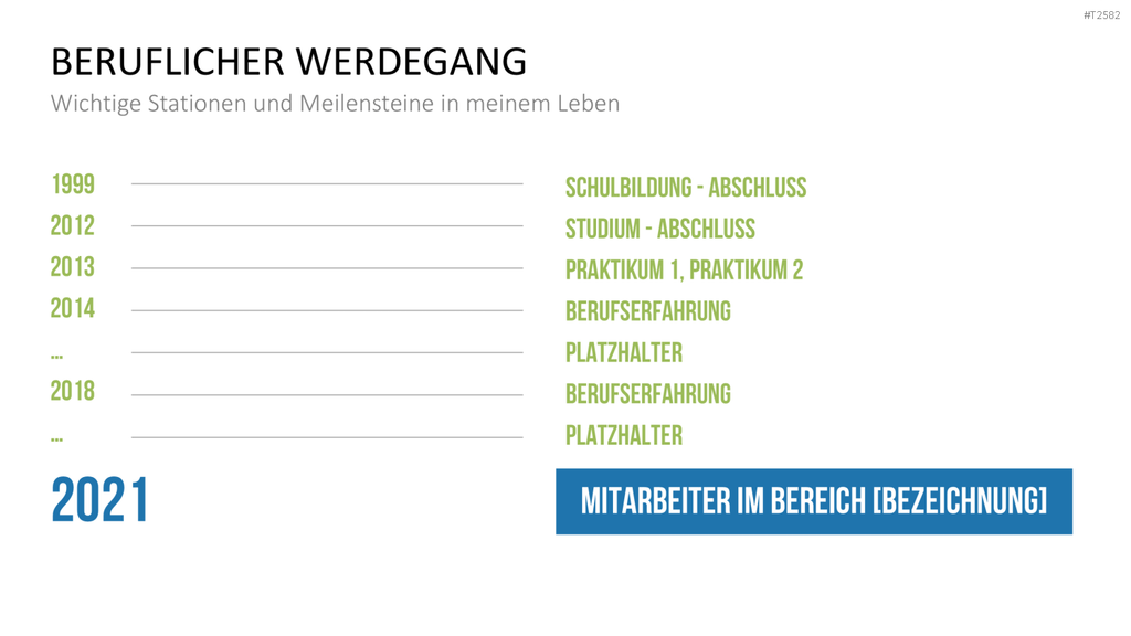 Selbstpräsentation - Geschäftsfrau PowerPoint-Vorlage