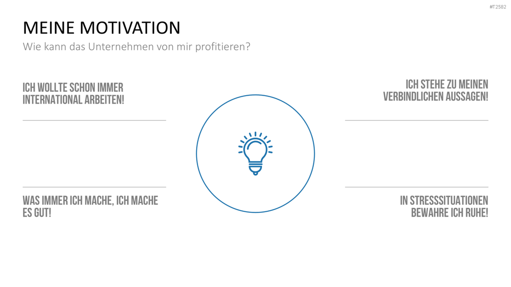 Selbstpräsentation - Geschäftsfrau PowerPoint-Vorlage