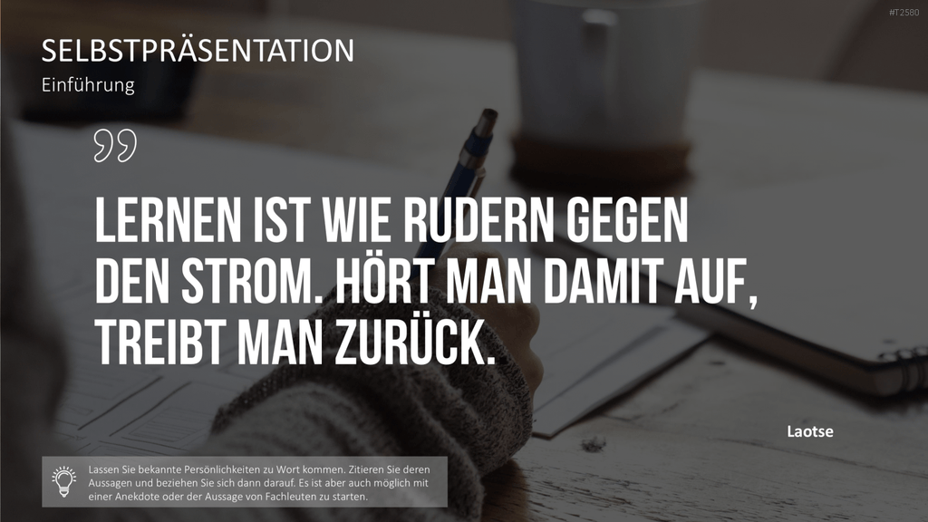 Selbstpräsentation - Geschäftsmann PowerPoint-Vorlage