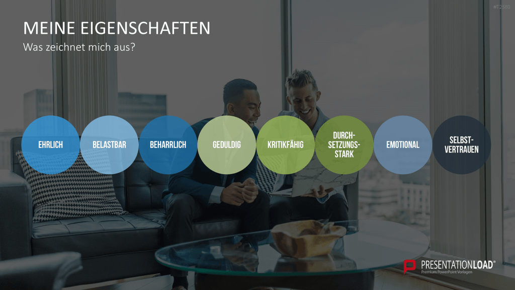 Selbstpräsentation - Geschäftsmann PowerPoint-Vorlage