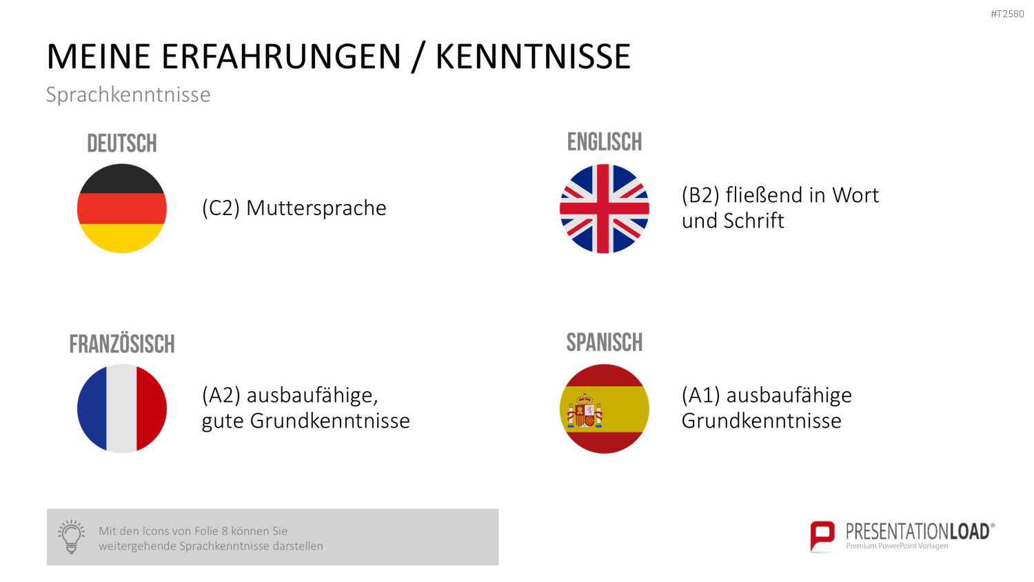 Selbstpräsentation - Geschäftsmann PowerPoint-Vorlage