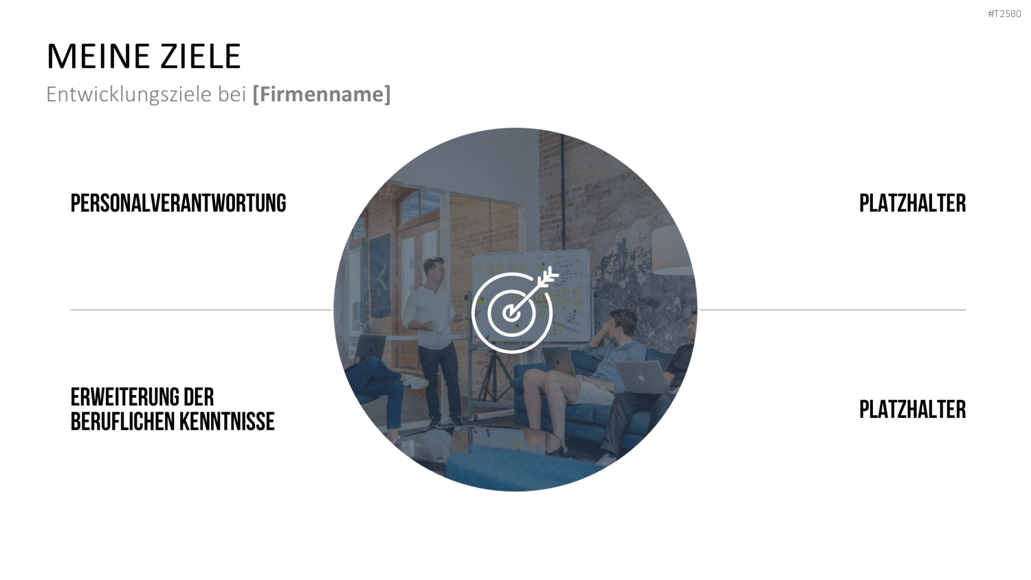 Selbstpräsentation - Geschäftsmann PowerPoint-Vorlage