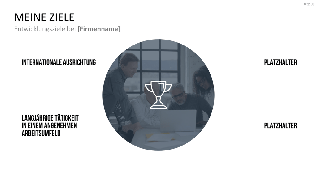 Selbstpräsentation - Geschäftsmann PowerPoint-Vorlage