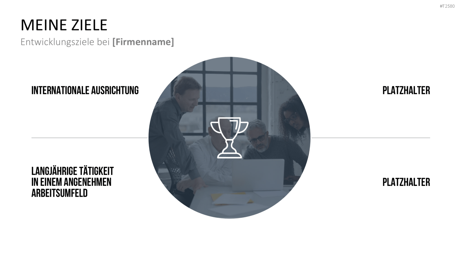 Selbstpräsentation - Geschäftsmann PowerPoint-Vorlage