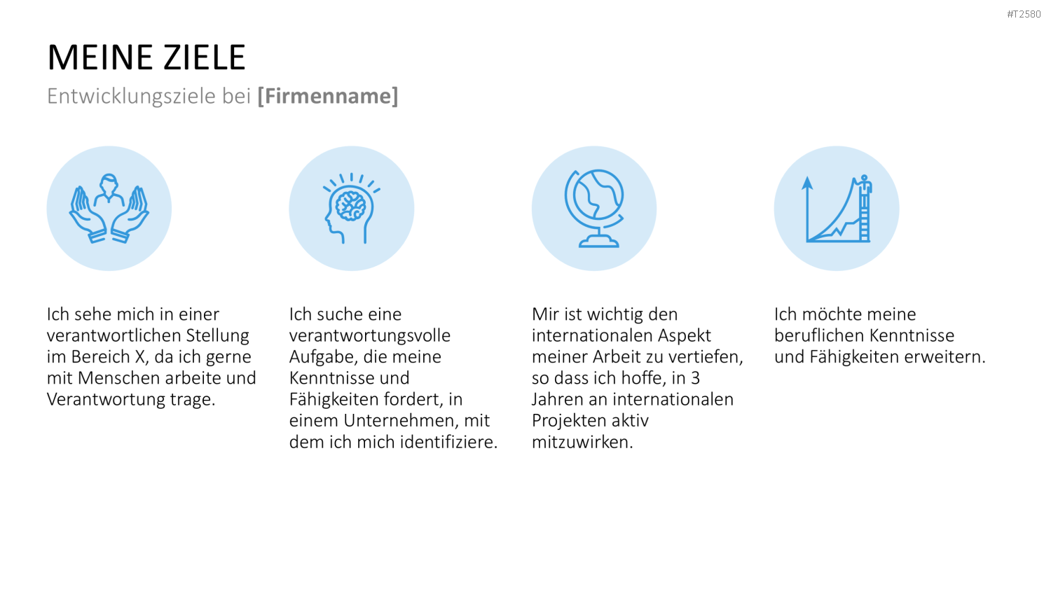 Selbstpräsentation - Geschäftsmann PowerPoint-Vorlage