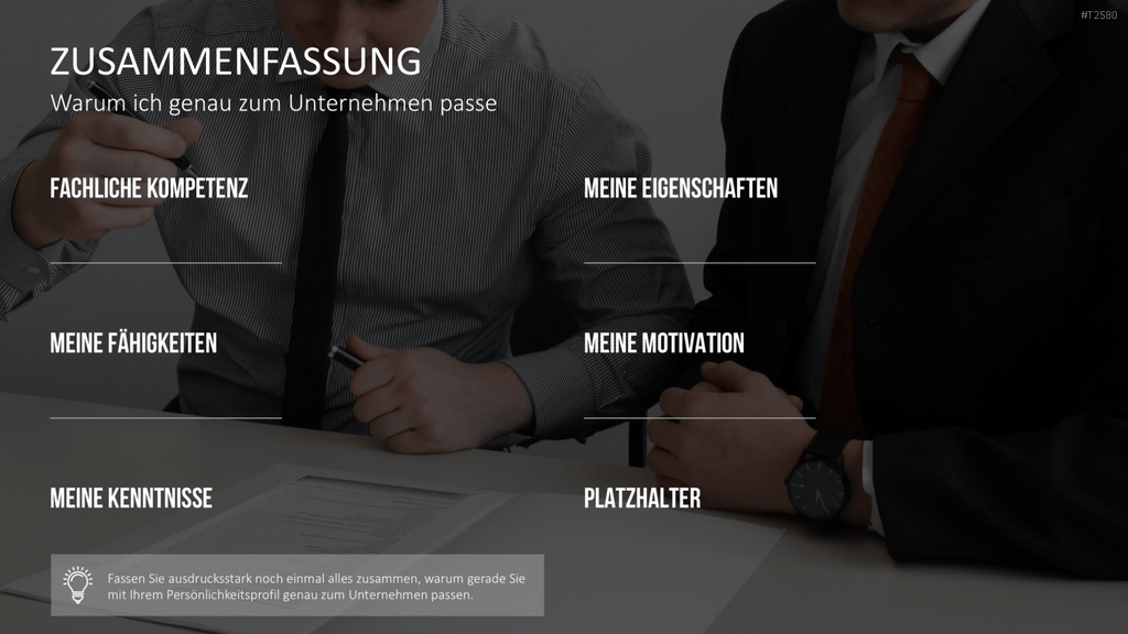 Selbstpräsentation - Geschäftsmann PowerPoint-Vorlage