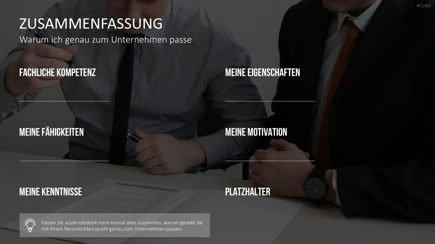 Selbstpräsentation - Geschäftsmann PowerPoint-Vorlage