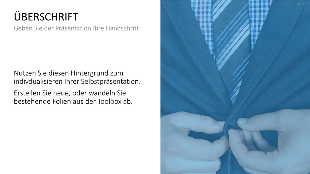 Selbstpräsentation - Geschäftsmann PowerPoint-Vorlage