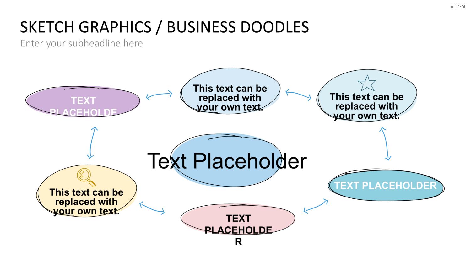Skizzen Grafiken PowerPoint-Vorlage