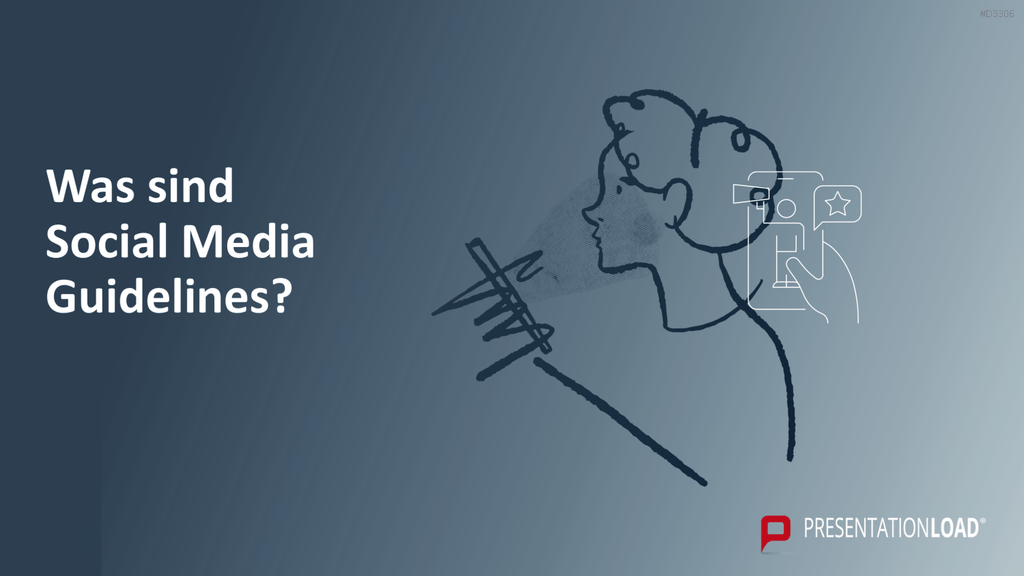 Social Media Guidelines PowerPoint-Vorlage