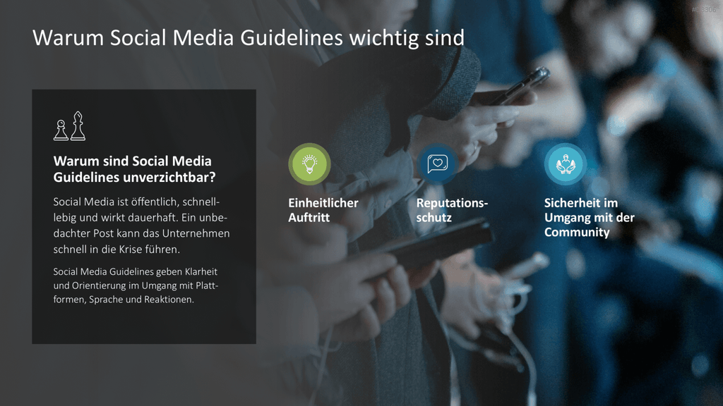 Social Media Guidelines PowerPoint-Vorlage
