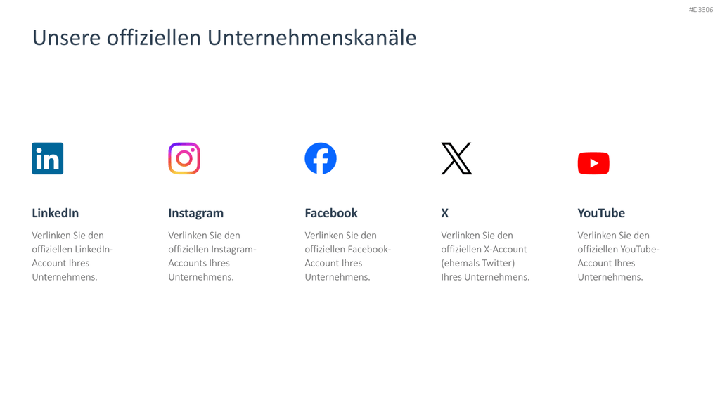 Social Media Guidelines PowerPoint-Vorlage
