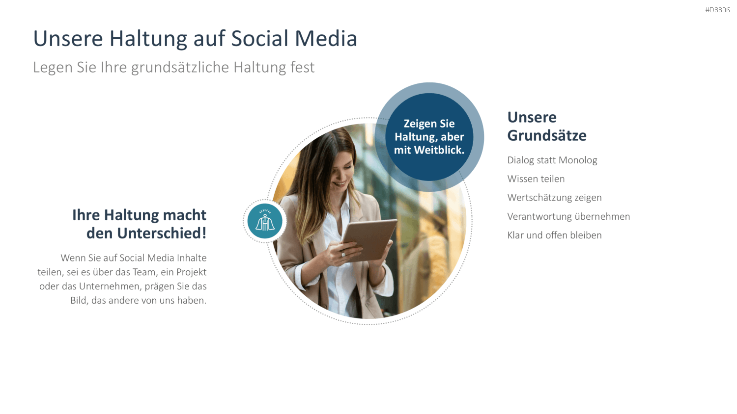 Social Media Guidelines PowerPoint-Vorlage