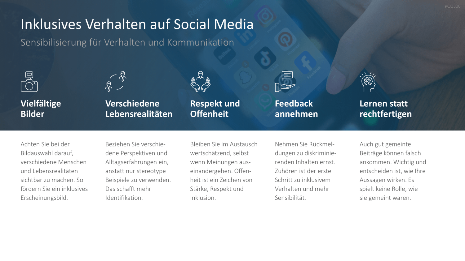 Social Media Guidelines PowerPoint-Vorlage