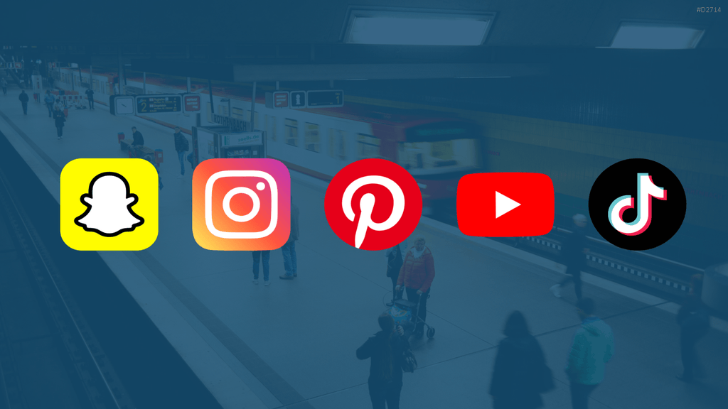 Social-Media-Icons – Tastatur PowerPoint-Vorlage