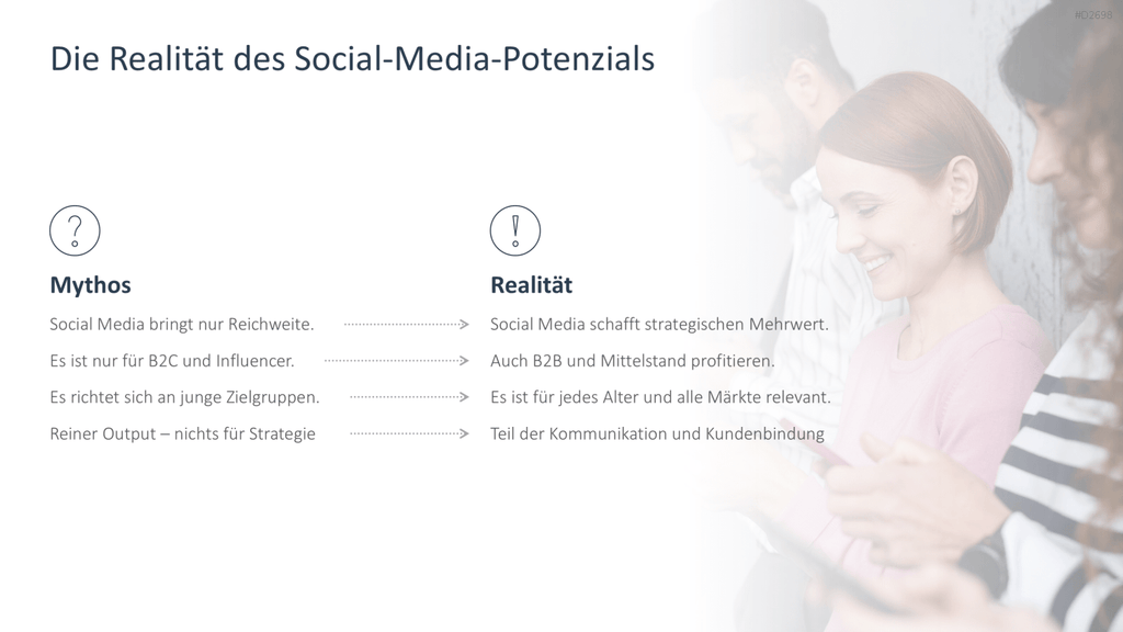 Social-Media-Strategie PowerPoint-Vorlage