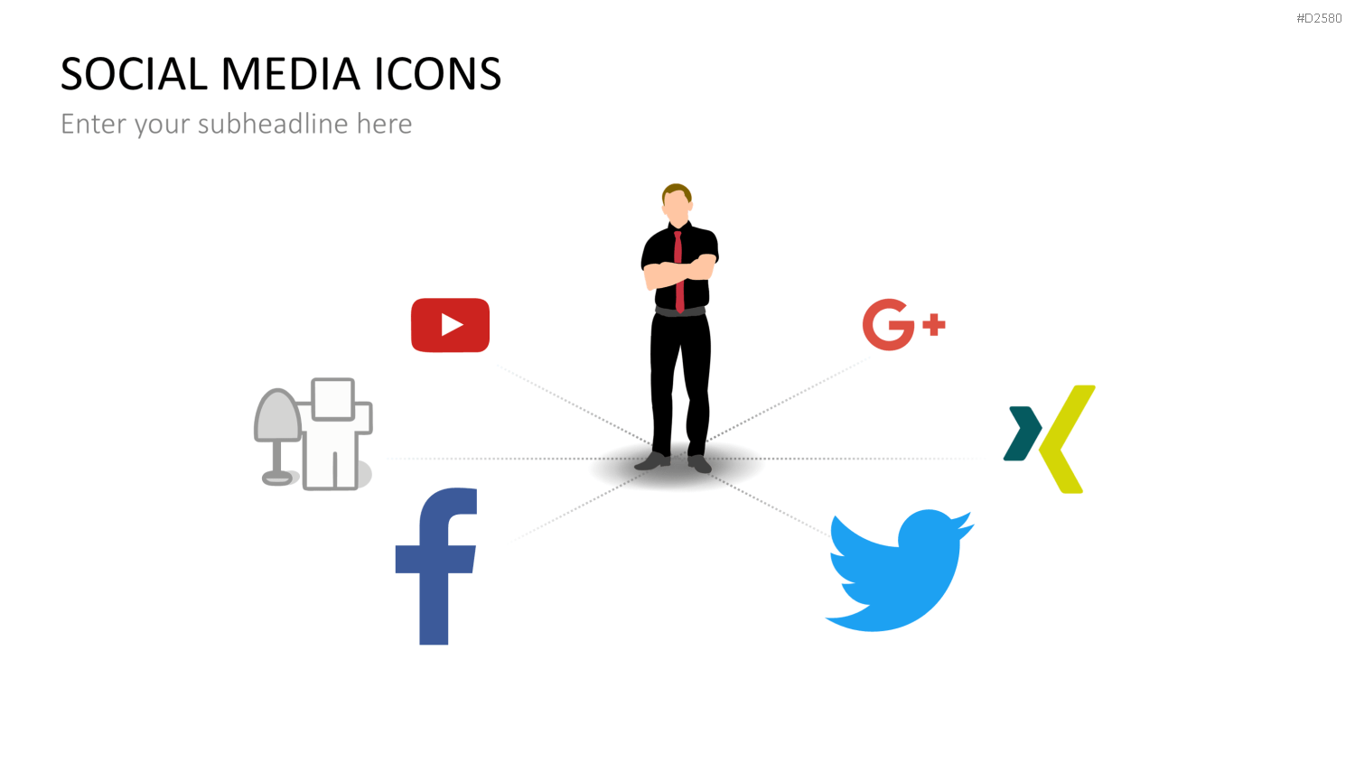 Social-Media-Vorlagen PowerPoint-Vorlage
