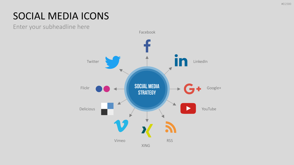 Social-Media-Vorlagen PowerPoint-Vorlage