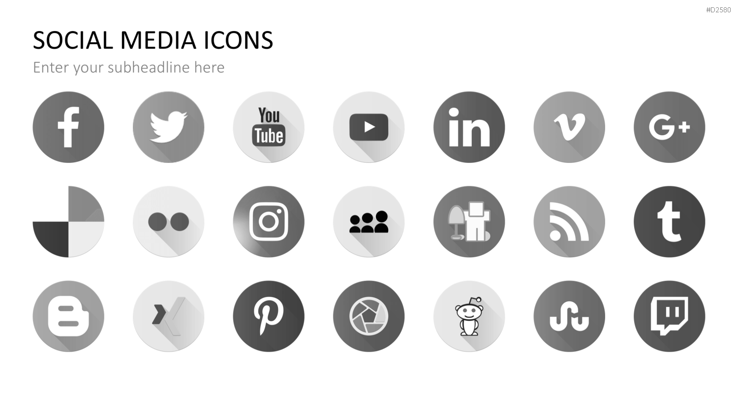 Social-Media-Vorlagen PowerPoint-Vorlage