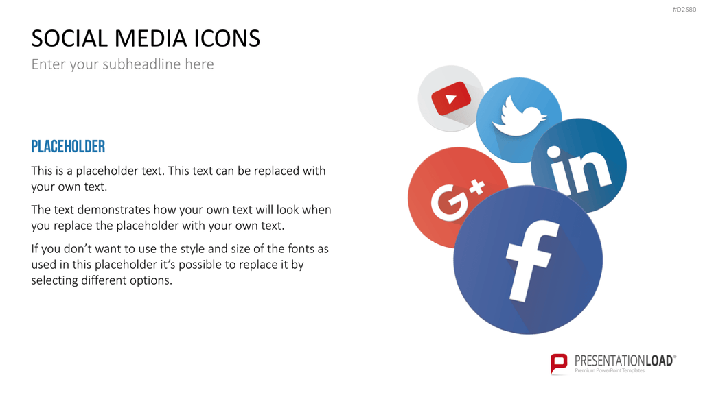 Social-Media-Vorlagen PowerPoint-Vorlage