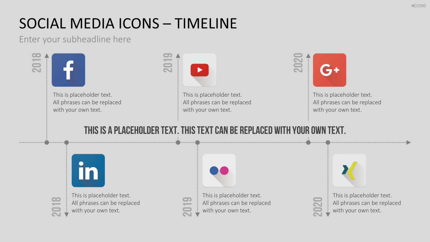 Social-Media-Vorlagen PowerPoint-Vorlage