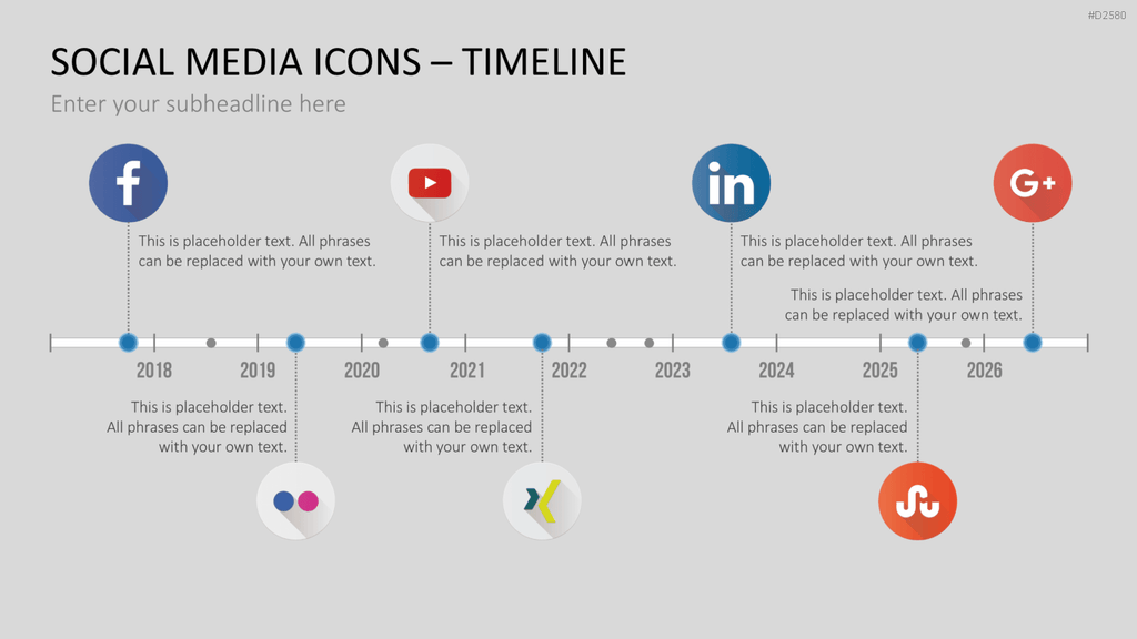 Social-Media-Vorlagen PowerPoint-Vorlage