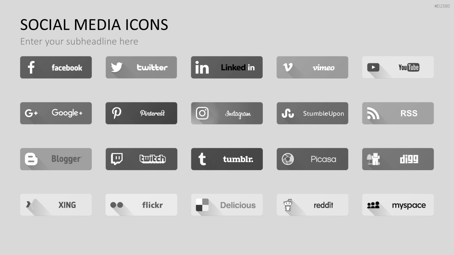 Social-Media-Vorlagen PowerPoint-Vorlage