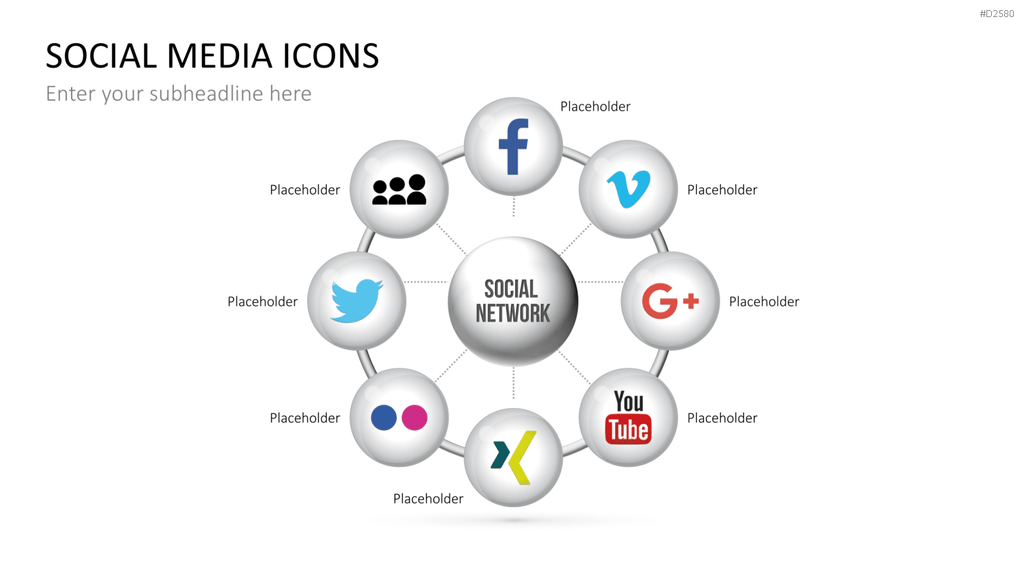 Social-Media-Vorlagen PowerPoint-Vorlage