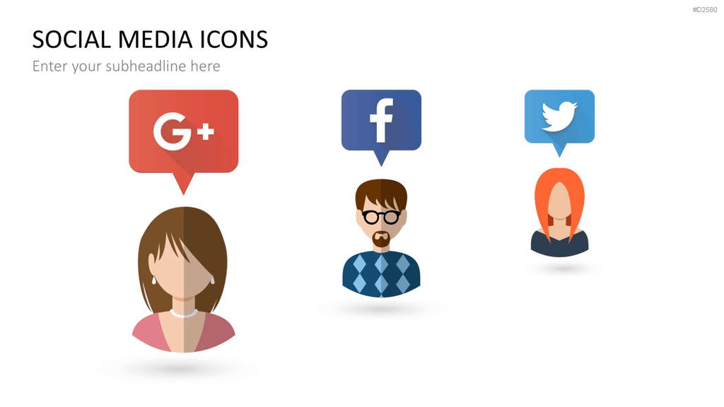Social-Media-Vorlagen PowerPoint-Vorlage