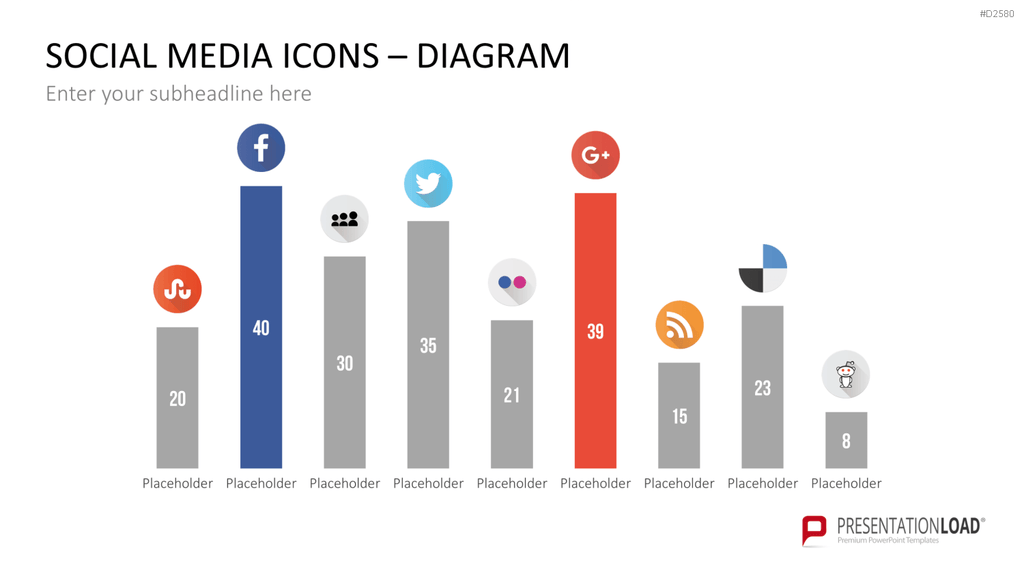 Social-Media-Vorlagen PowerPoint-Vorlage