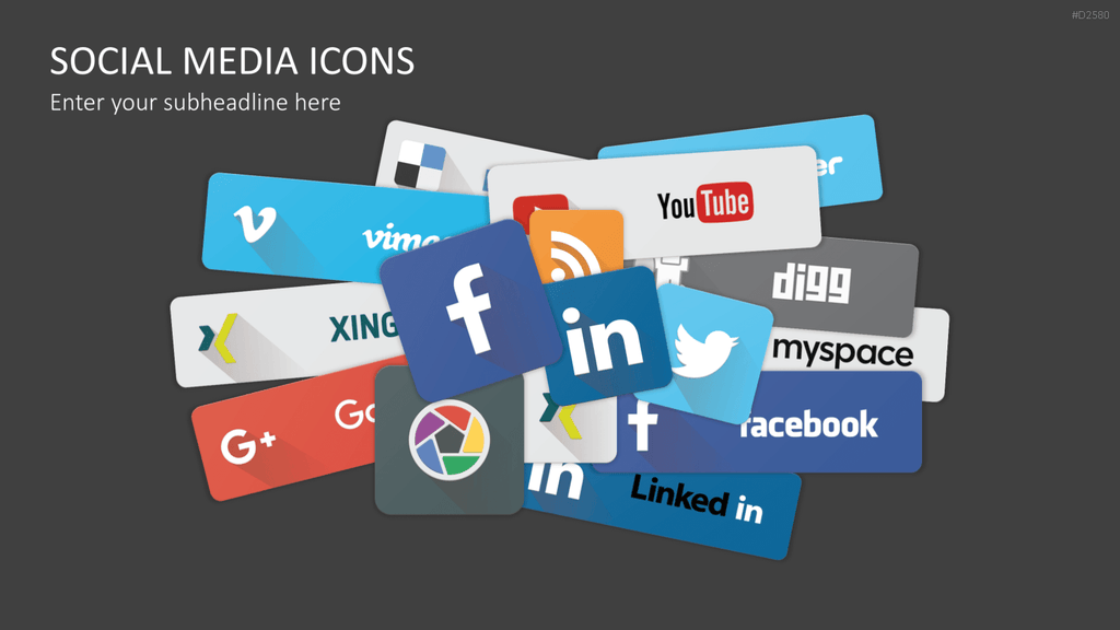 Social-Media-Vorlagen PowerPoint-Vorlage