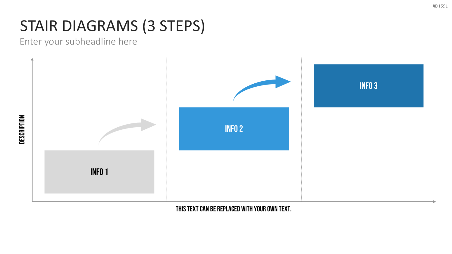Stufen-Diagramme PowerPoint-Vorlage
