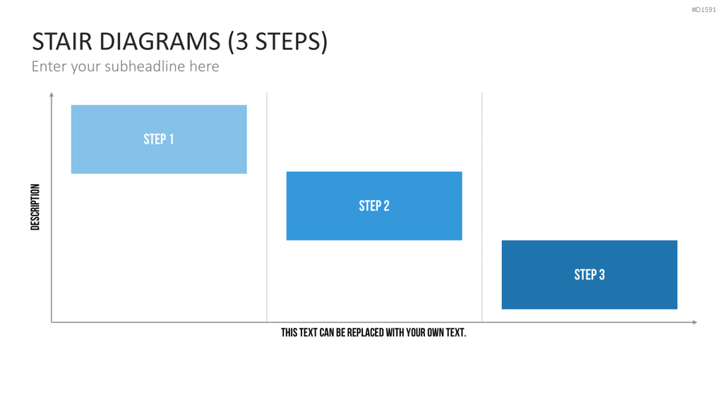 Stufen-Diagramme PowerPoint-Vorlage