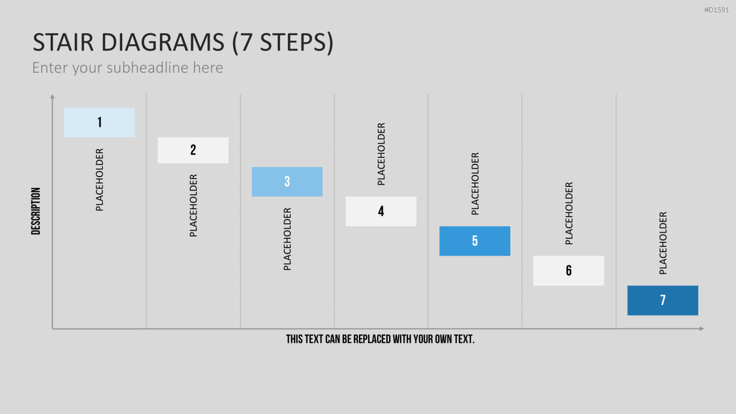 Stufen-Diagramme PowerPoint-Vorlage